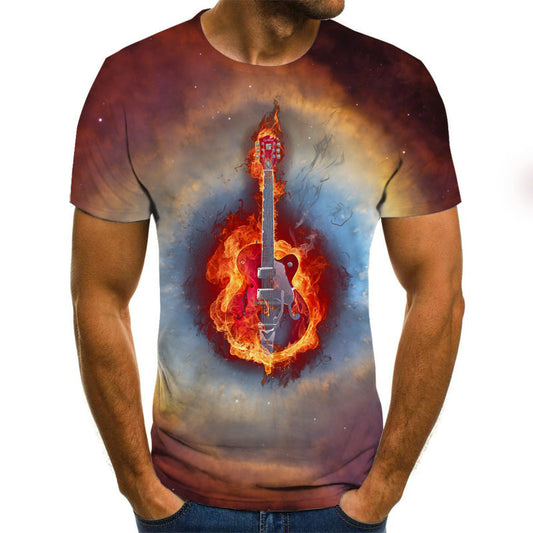 Casual Youth Straight-Fit Short Sleeve T-Shirt – Soft & Stylish